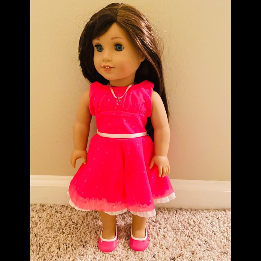 American Girl | Hot Pink Dress Outfit | Retired